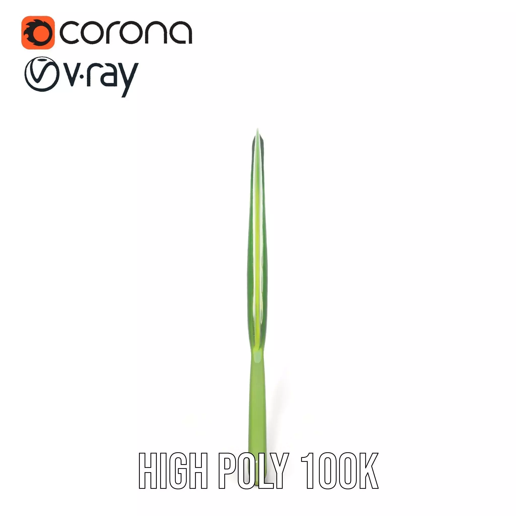 Tropical Leaf Gradient model pack Low-poly 3D model_28