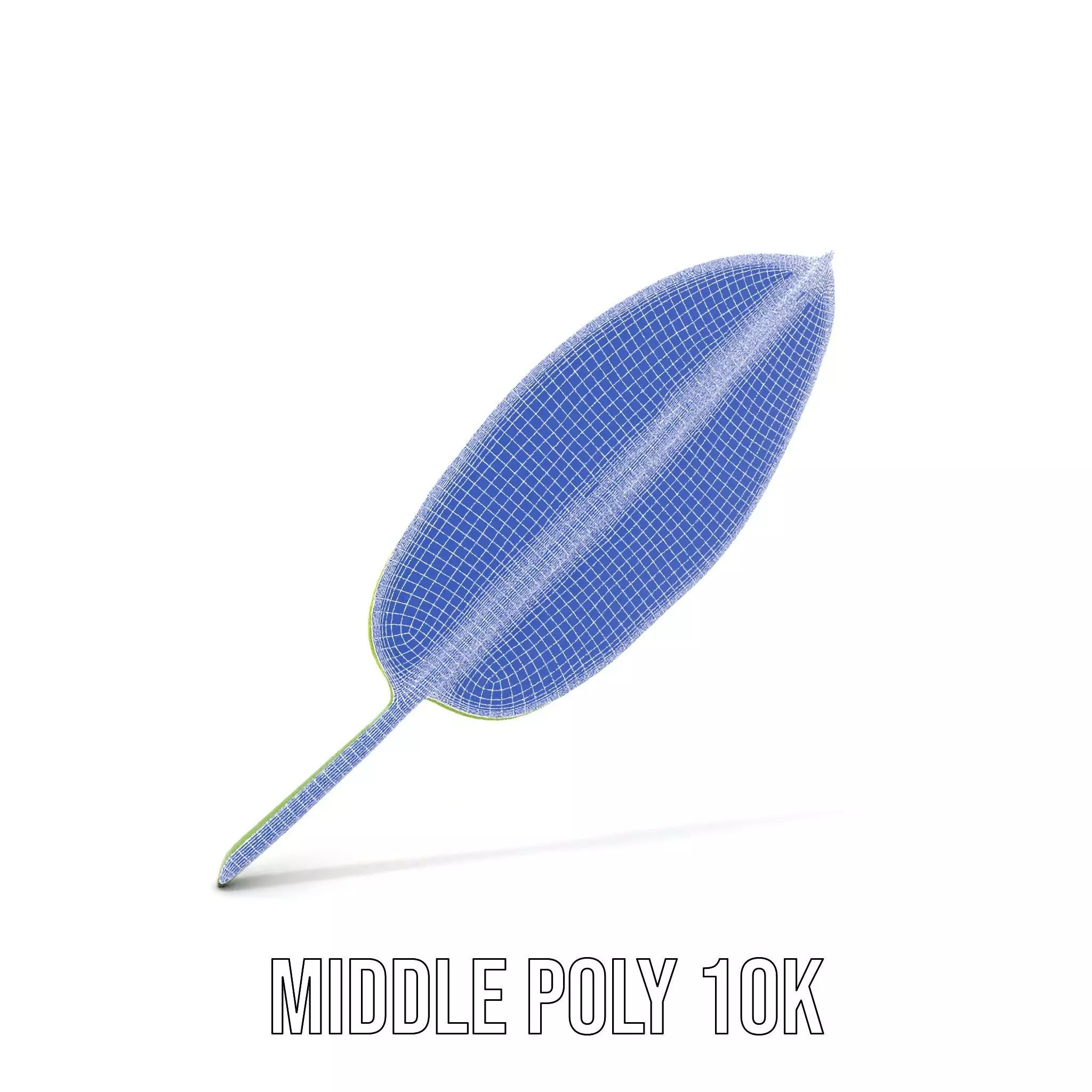 Tropical Leaf Gradient model pack Low-poly 3D model_15