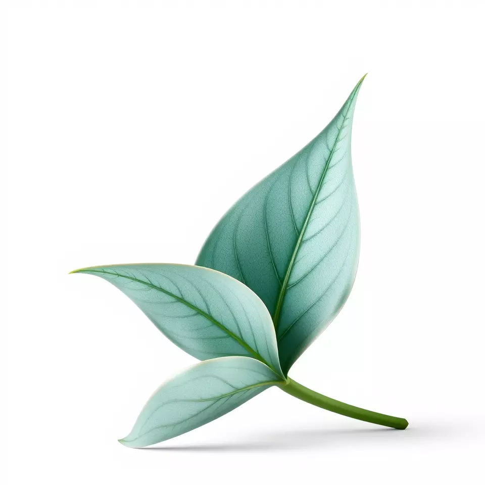 Elegant Leaf model pack Low-poly 3D model_2
