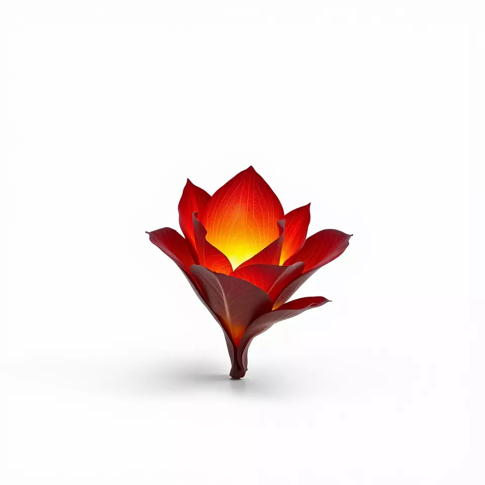 Radiant Lotus Flower model pack Low-poly 3D model_2