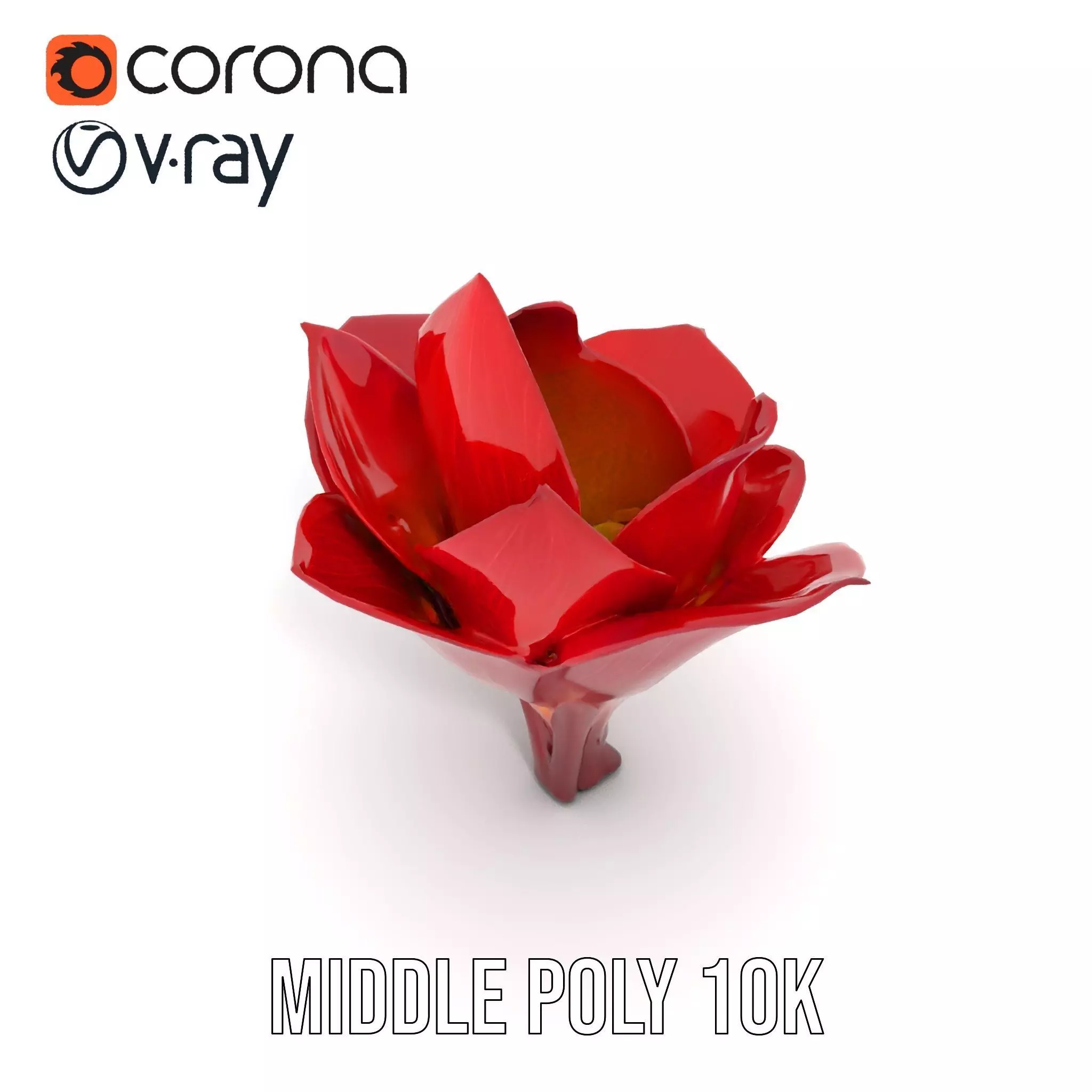 Radiant Lotus Flower model pack Low-poly 3D model_6