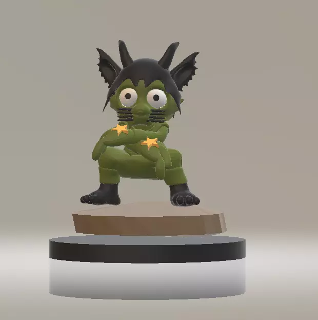 Ghana Monster 3d printable model 3D print model