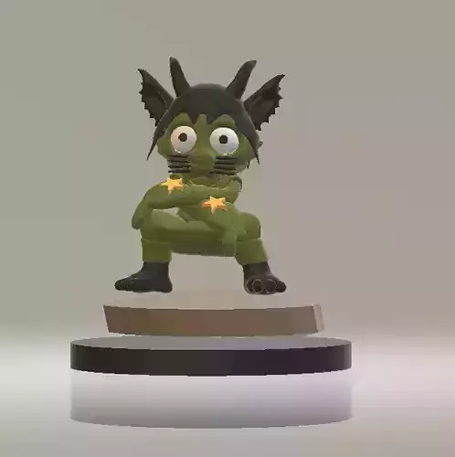 Ghana Monster  3d printable model 