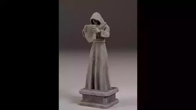 Robed Statue