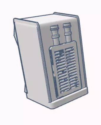 Star Wars Haslab Cantina Fridge 3D print model_1