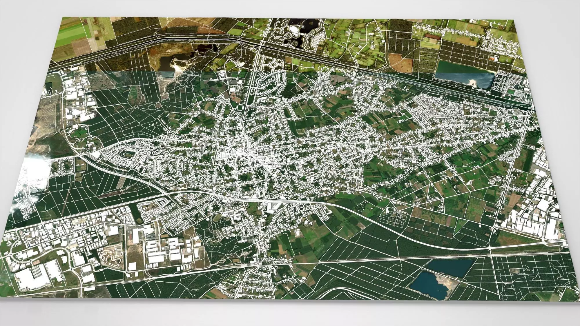 Cityscape Lommel Belgium 3D model_2