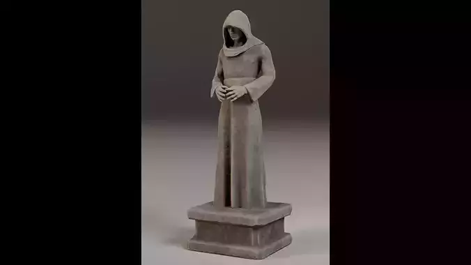 Robed Statue