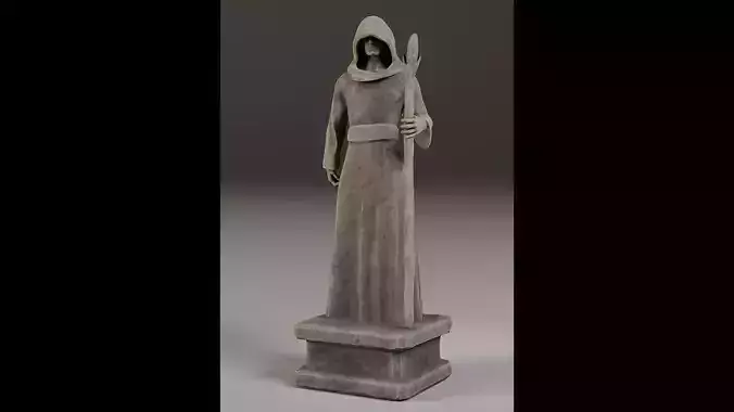 Robed Statue
