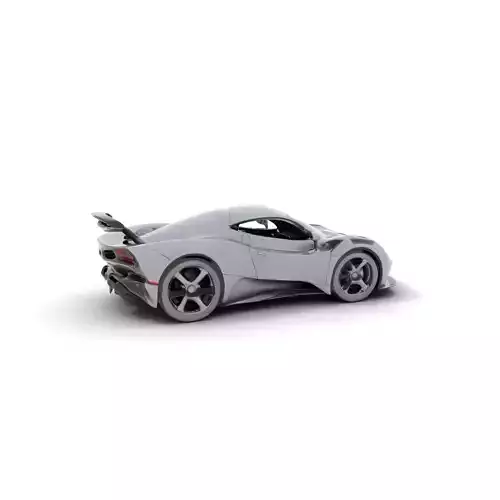 Stealth Racer Black model pack
