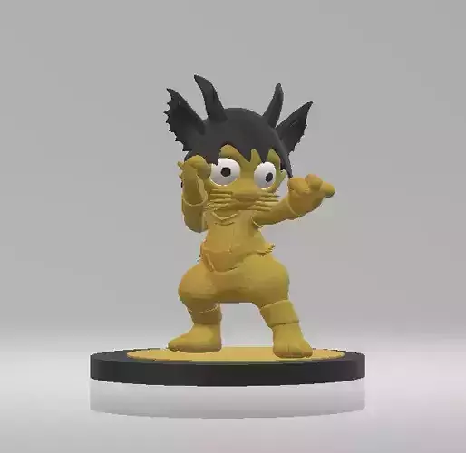 Son Goku toy  3d printable model 