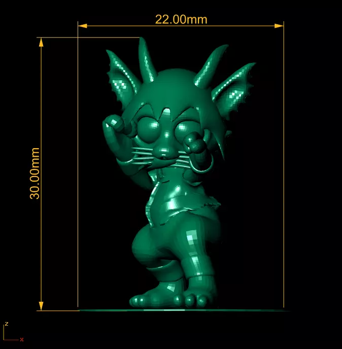 Son Goku toy 3d printable model 3D print model_3