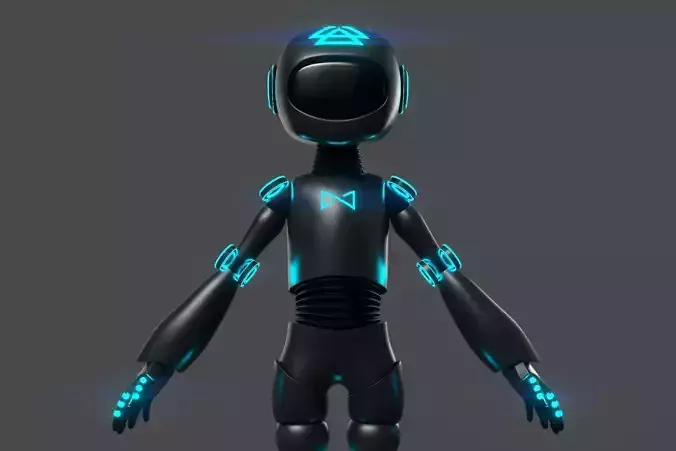 Male Robot Character