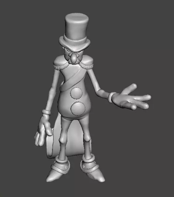 WIZARDS MR PRESIDENT MINIATURE MODEL FANTASY GAMES RPG DND 3D print model_7