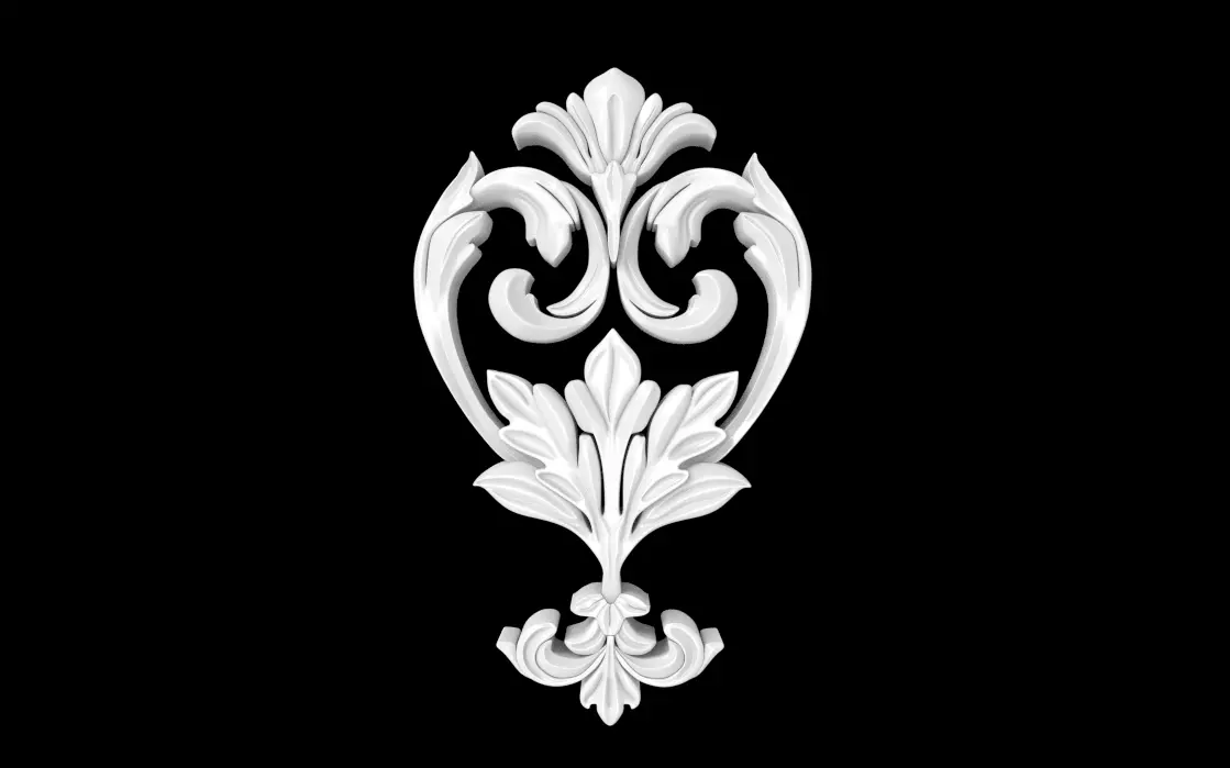 200 architectural ornament KITBASH  3D model_7