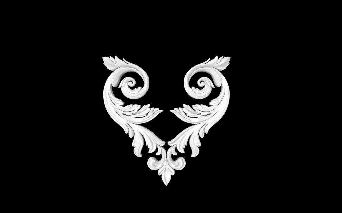 200 architectural ornament KITBASH  3D model_4