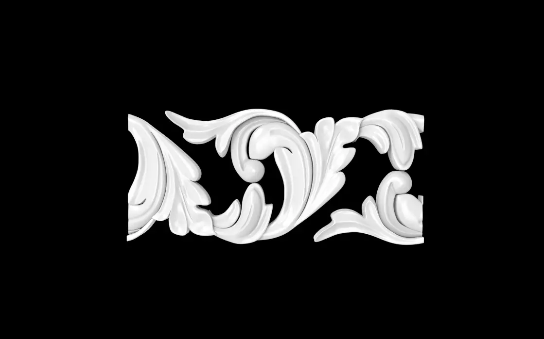 200 architectural ornament KITBASH  3D model_5