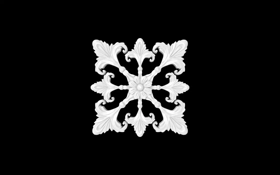 200 architectural ornament KITBASH  3D model_8