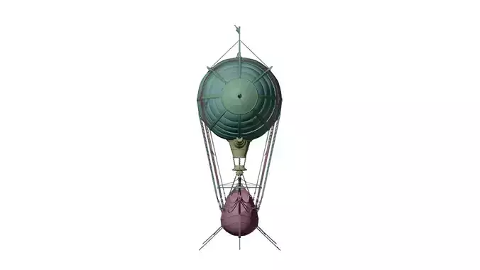 Airship packed lowpoly game 