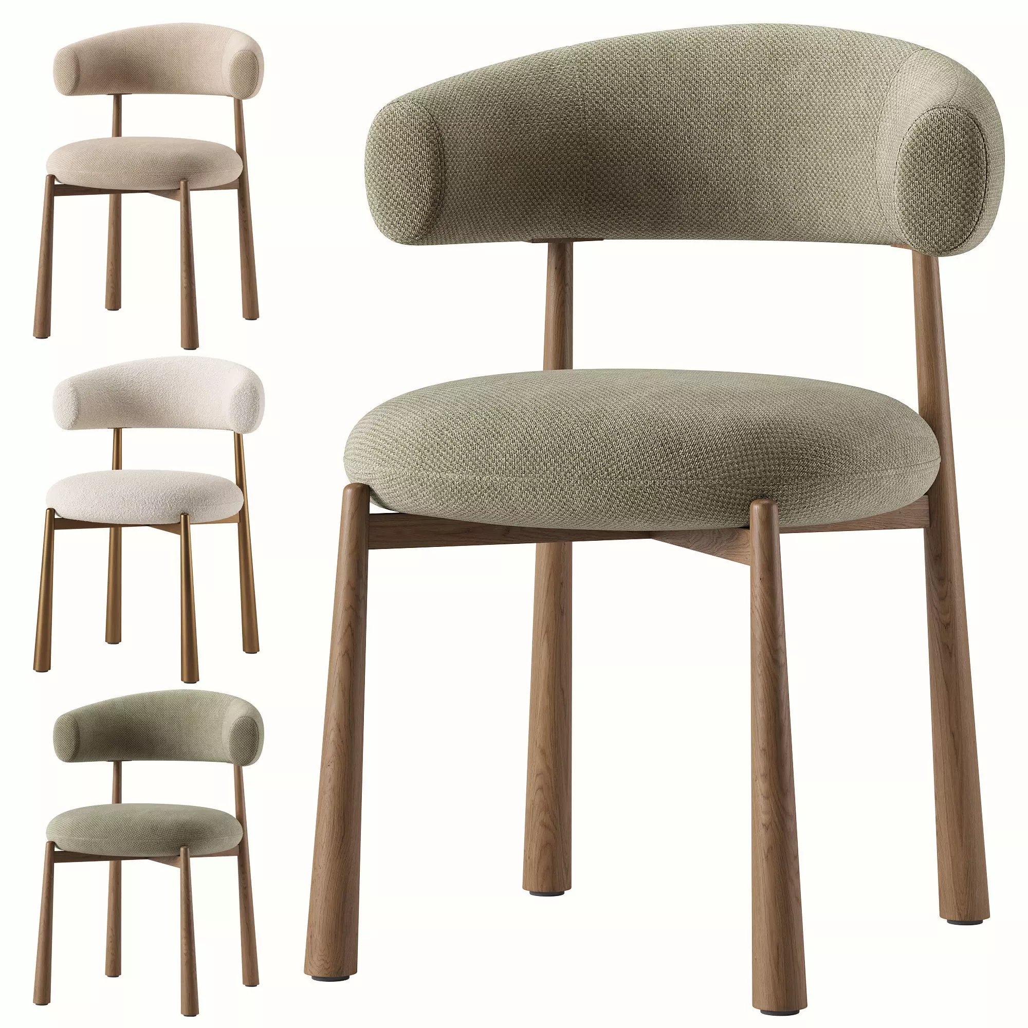 Maris Dining Chair 3D model