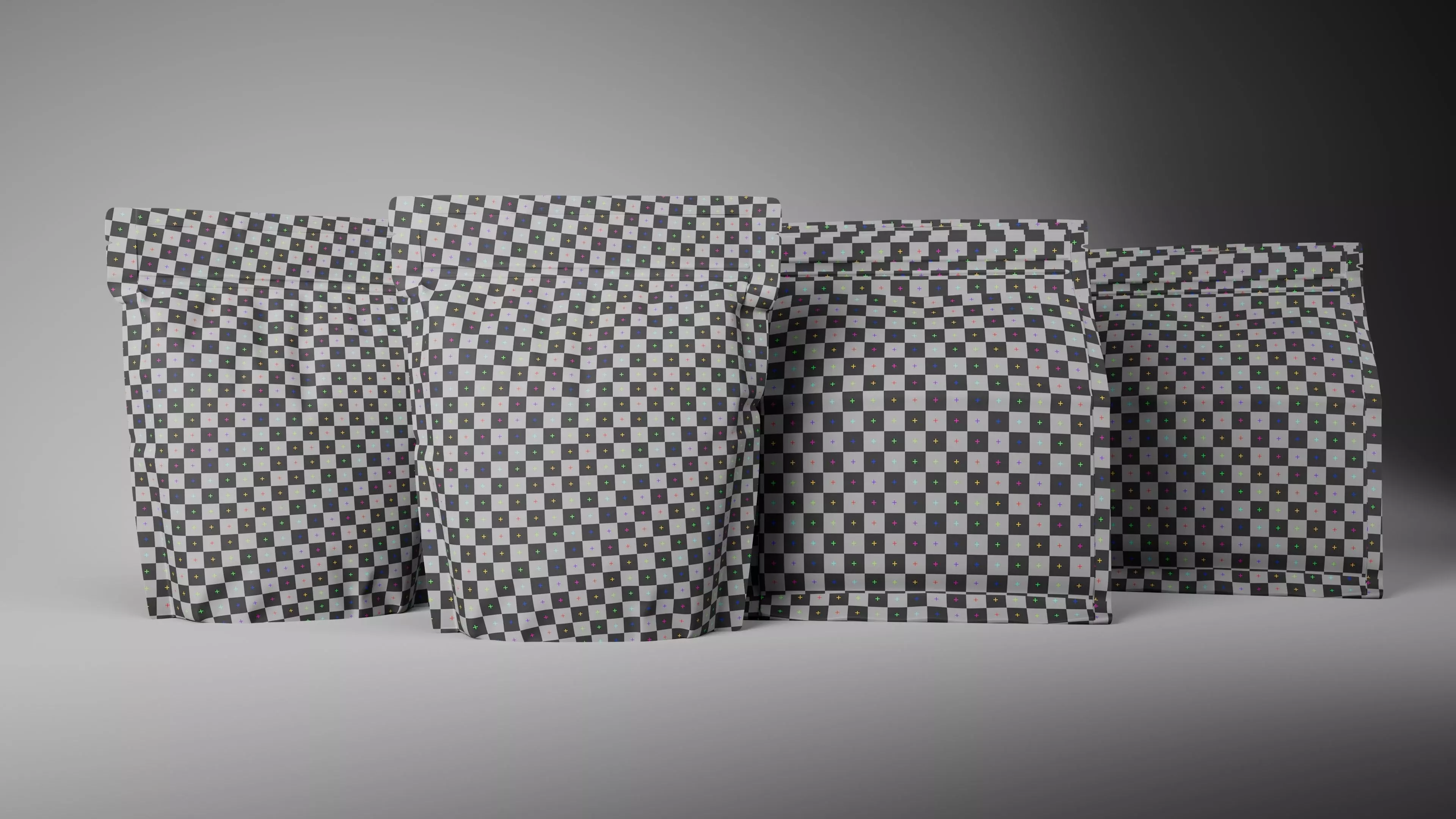 Multivitamin pouch package Free 3D model_3