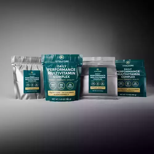 Multivitamin pouch package