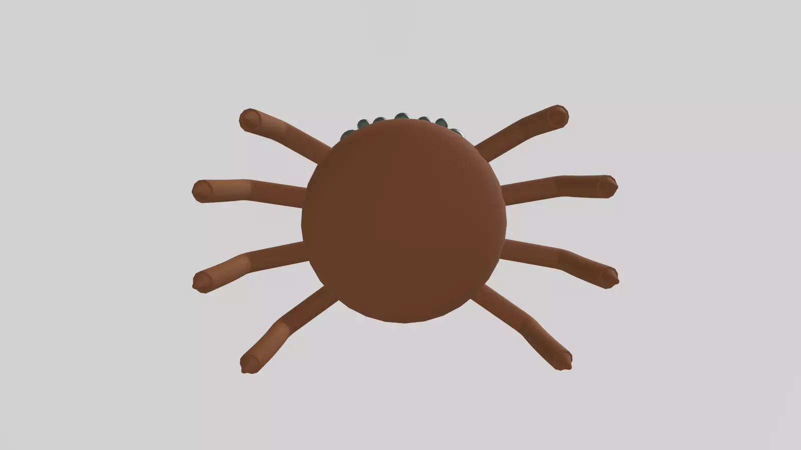Stylized Low-Poly Spider Low-poly 3D model_18