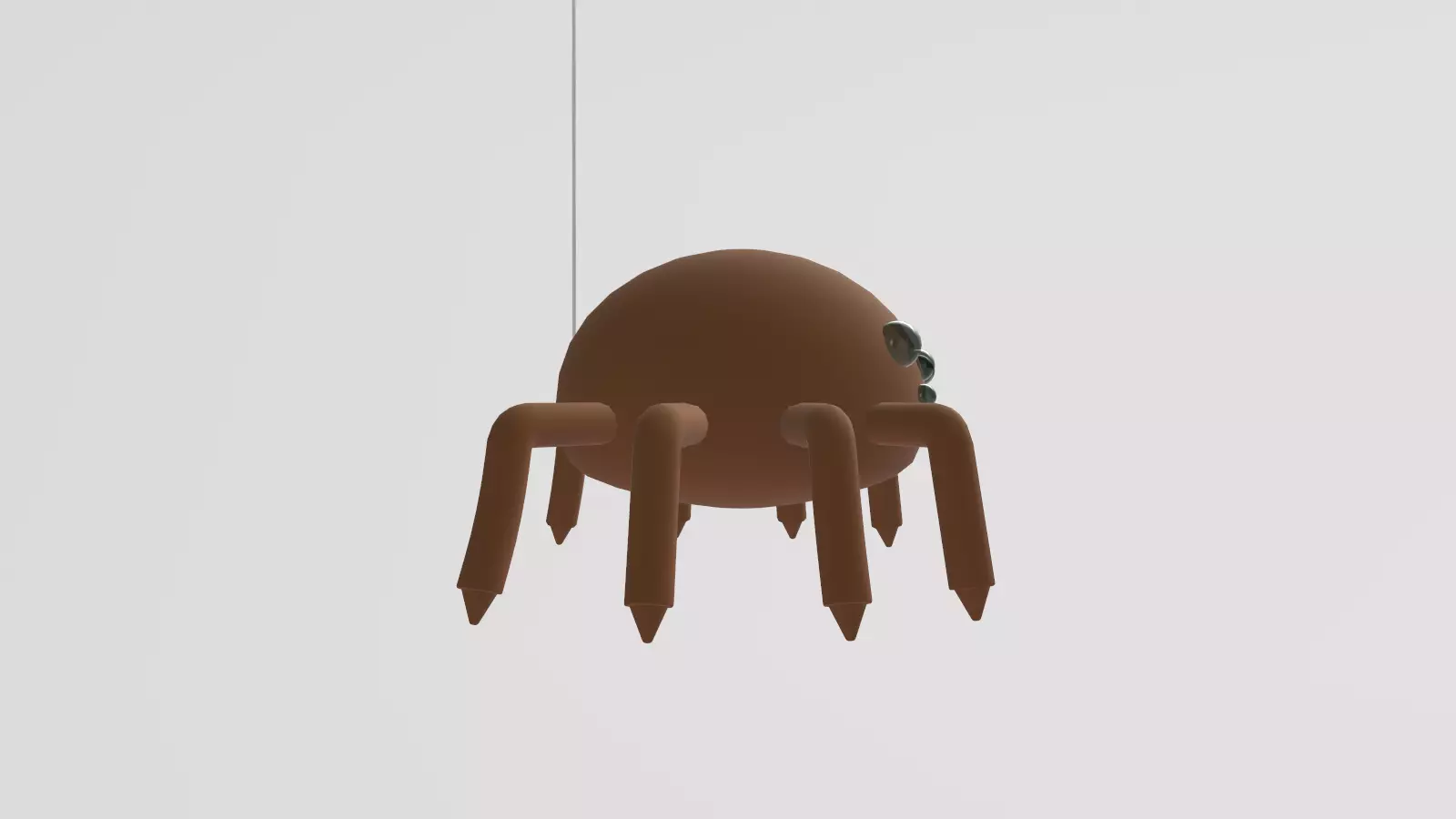 Stylized Low-Poly Spider Low-poly 3D model_15