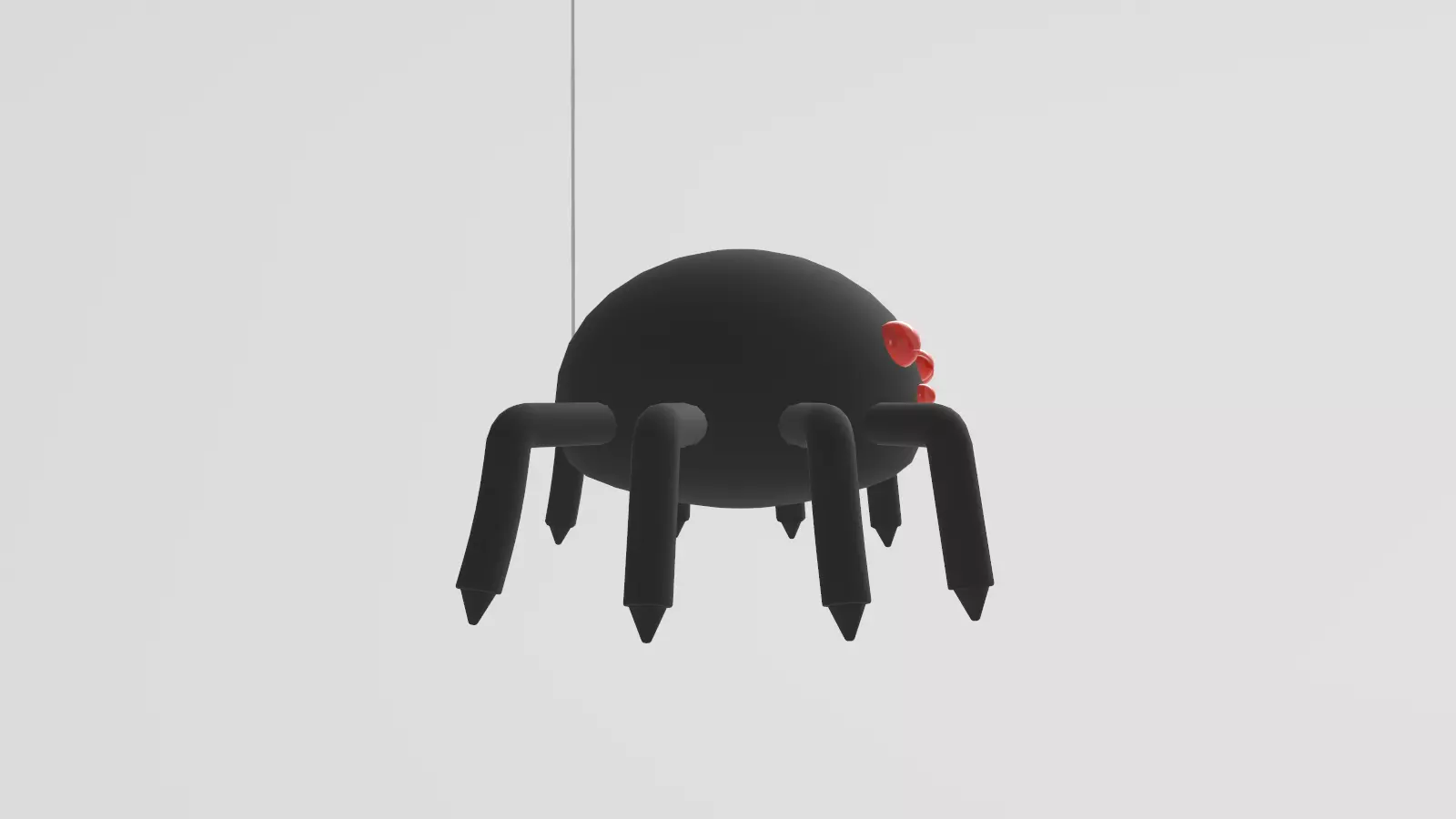 Stylized Low-Poly Spider Low-poly 3D model_23
