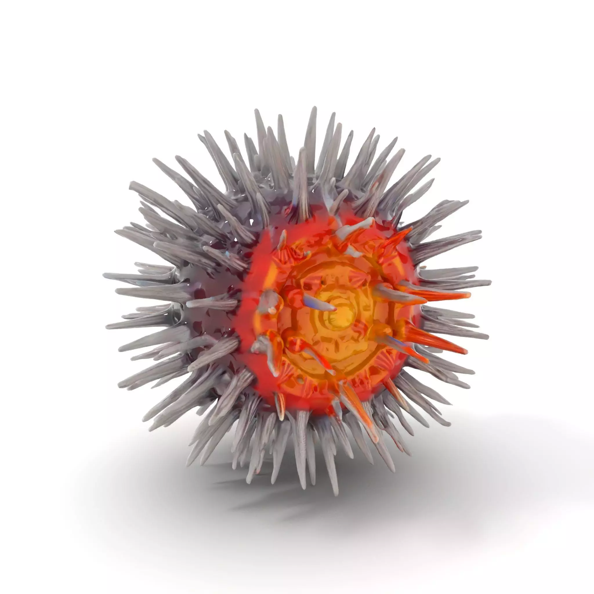 Spiky Red Orb model pack Low-poly 3D model_19