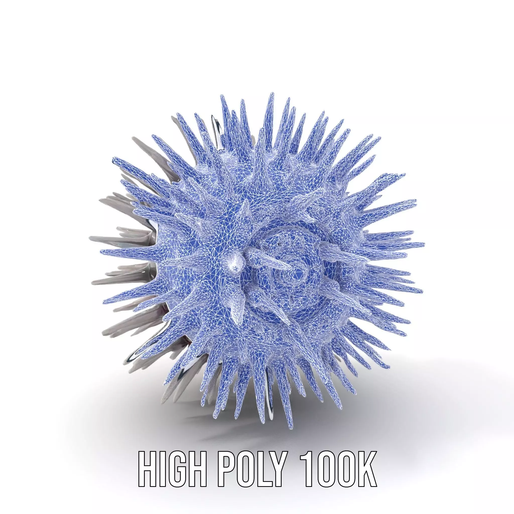 Spiky Red Orb model pack Low-poly 3D model_6