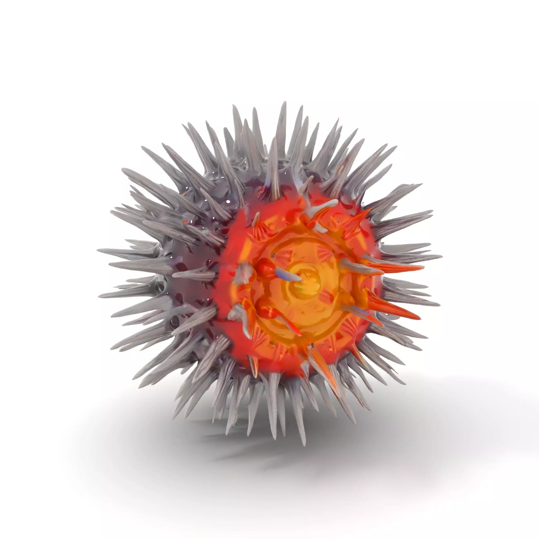 Spiky Red Orb model pack Low-poly 3D model_0