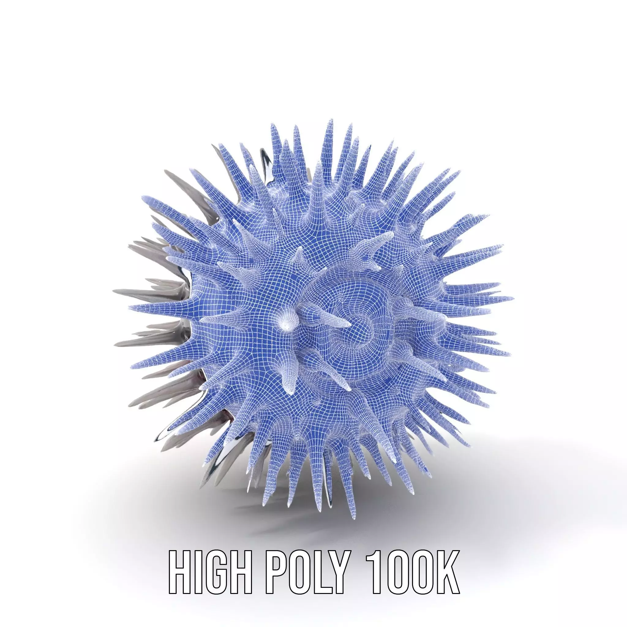 Spiky Red Orb model pack Low-poly 3D model_4