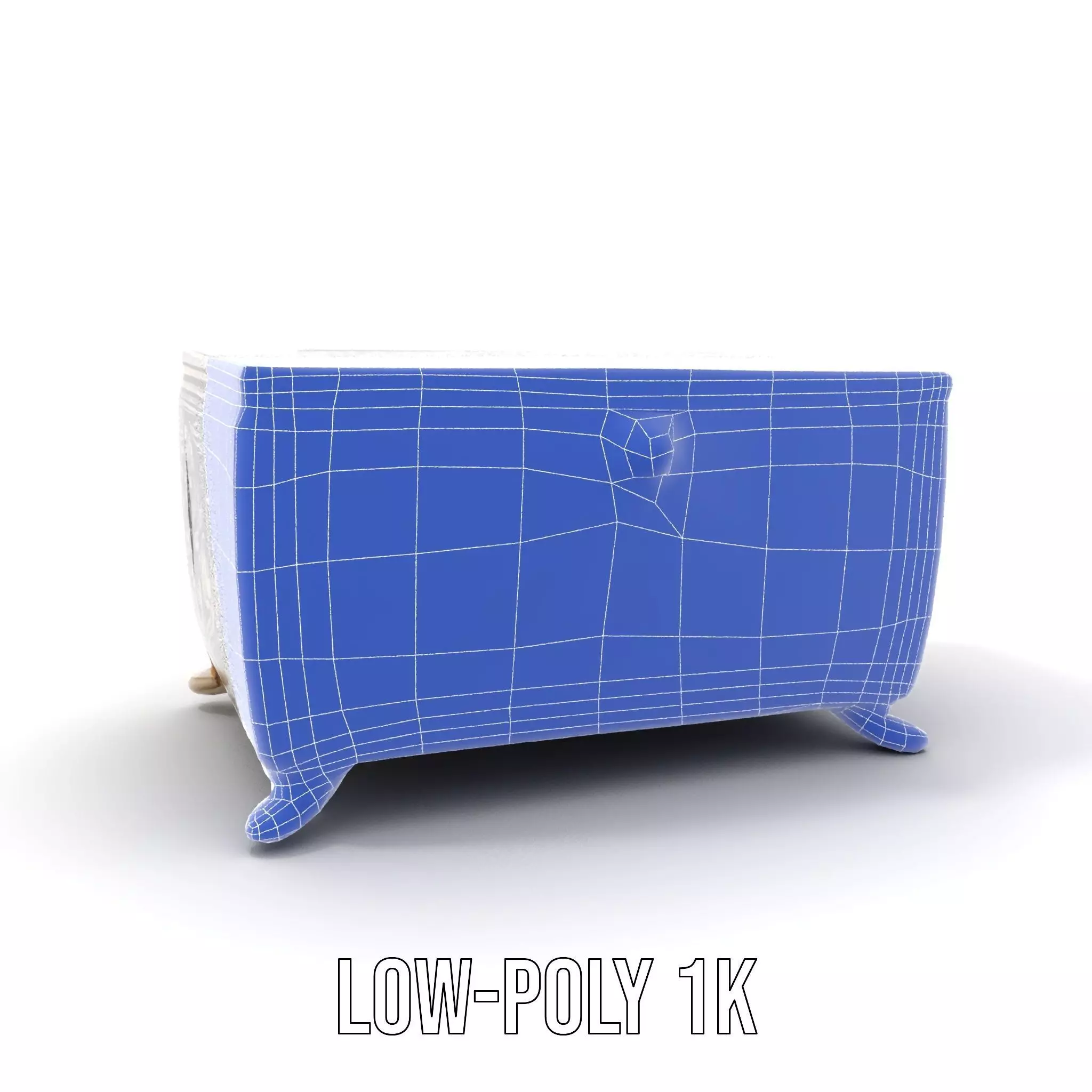 Ornate Silver Jewelry Box model pack Low-poly 3D model_19