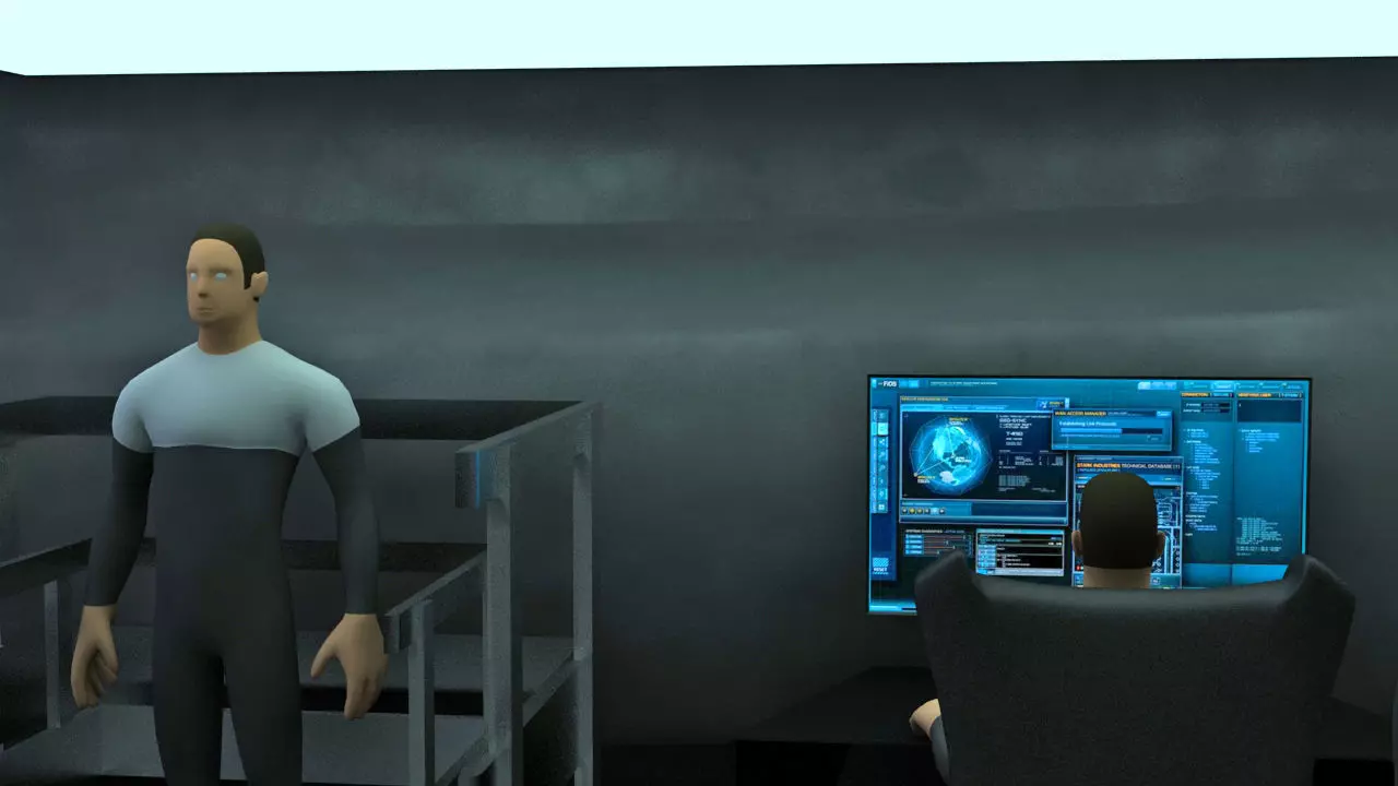 Futuristic Track Drive Battle Tank 3D model_13