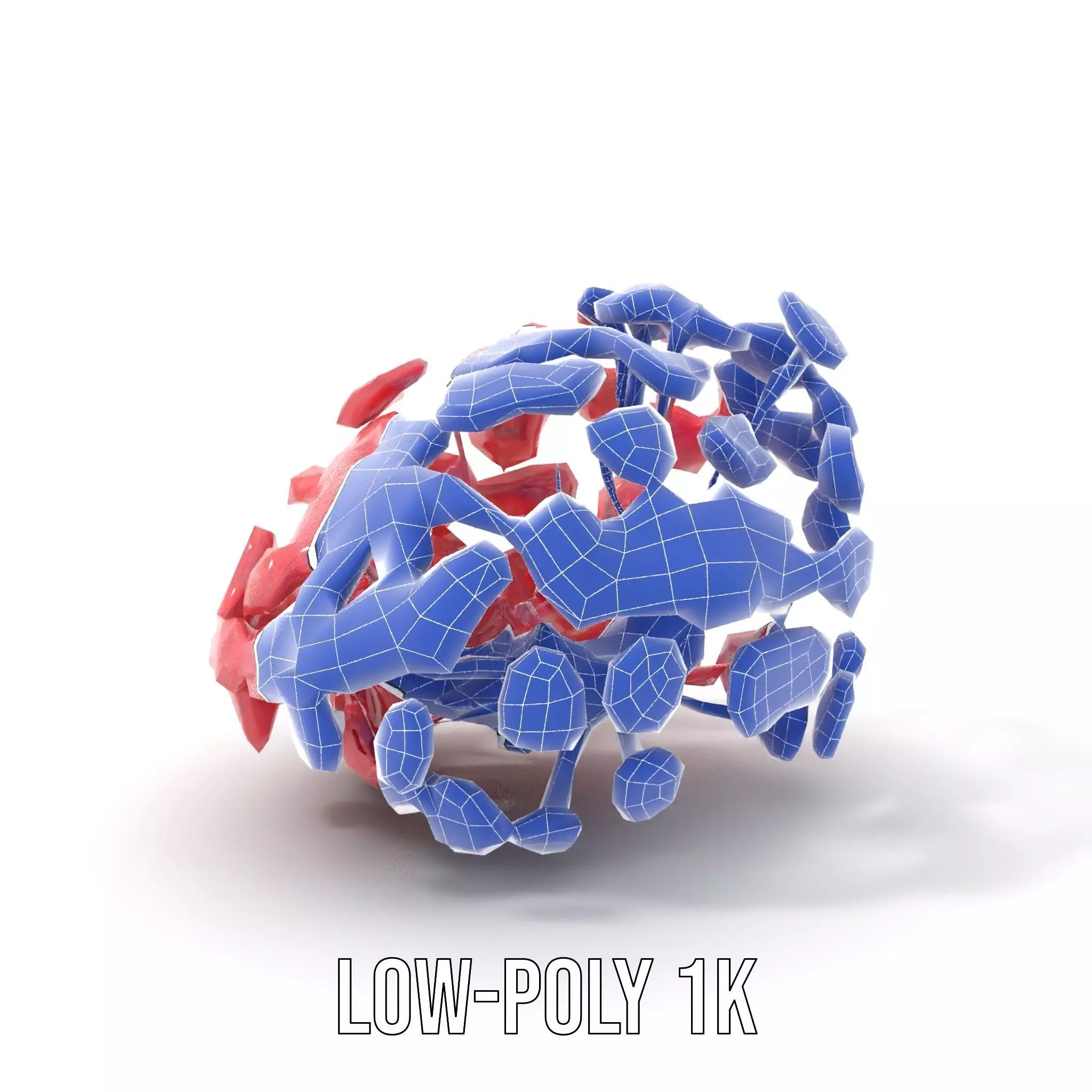 Soft Pink Floral model pack Low-poly 3D model_17