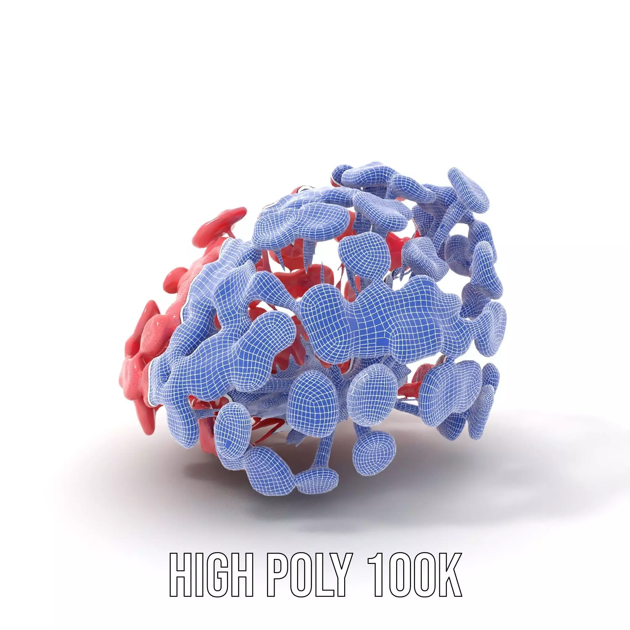 Soft Pink Floral model pack Low-poly 3D model_4