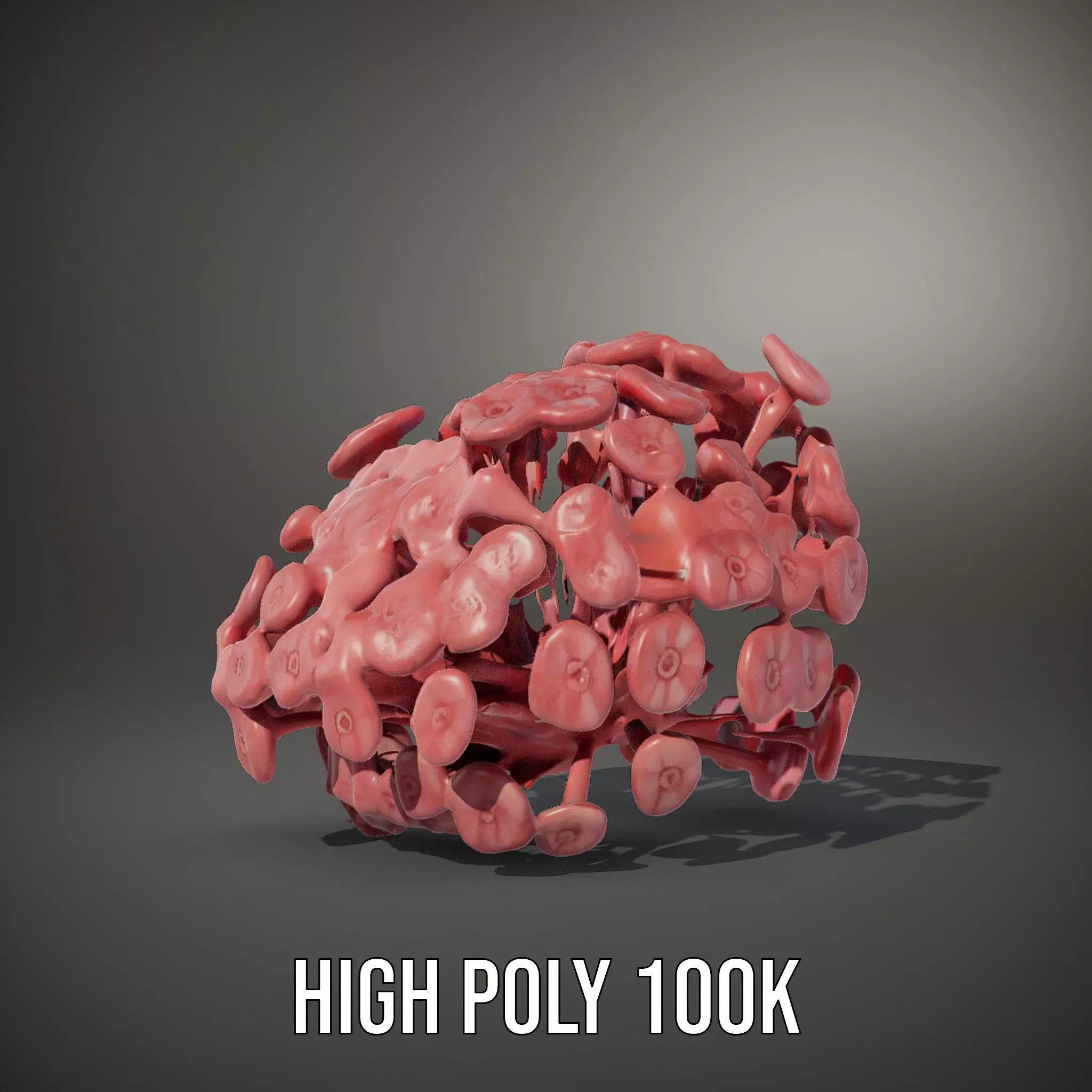 Soft Pink Floral model pack Low-poly 3D model_10