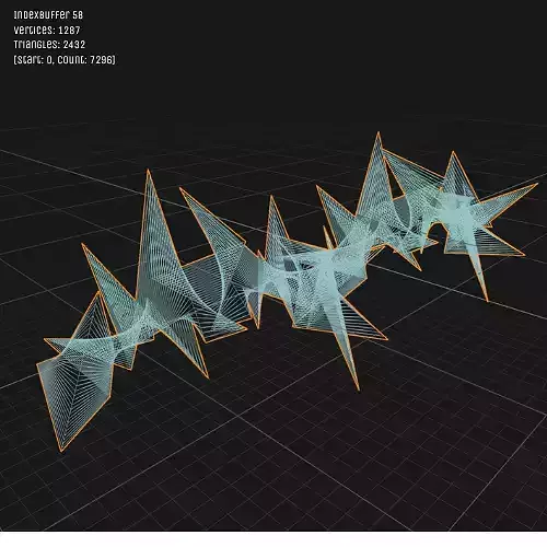 Protein Folding 8 Models Collection  Low-poly 3D model
