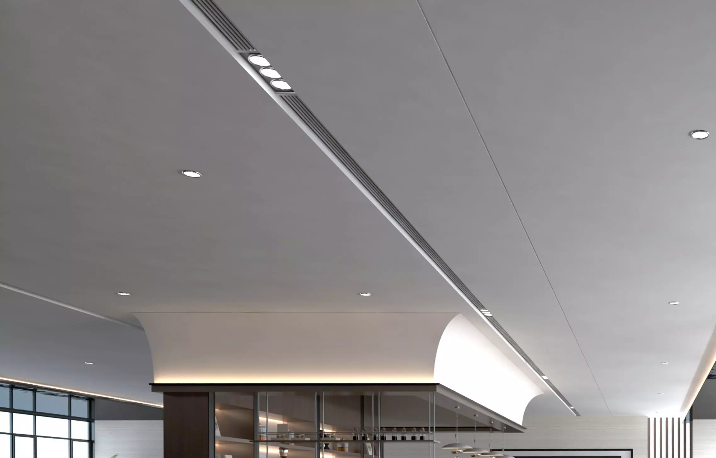 restaurant interior 3D model_3