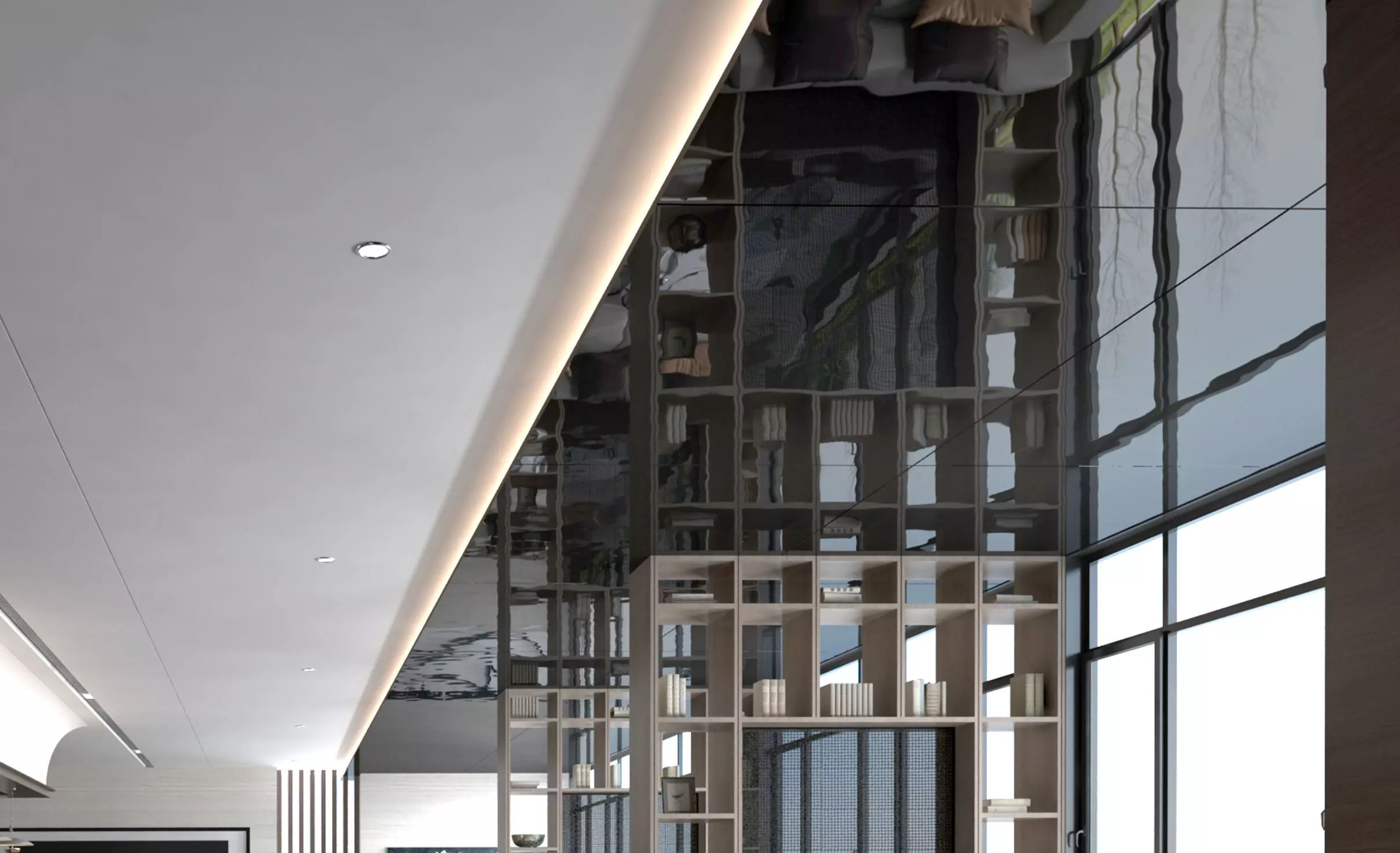 restaurant interior 3D model_4