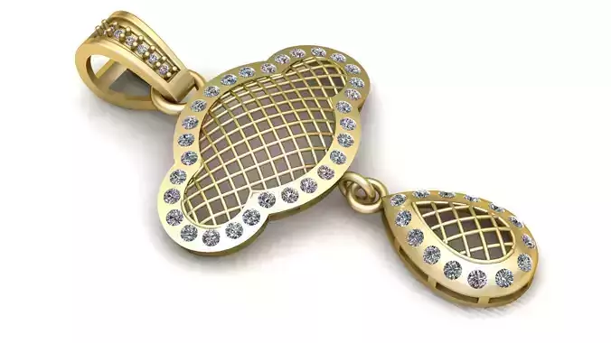 Leaf earrings 3D printable model 