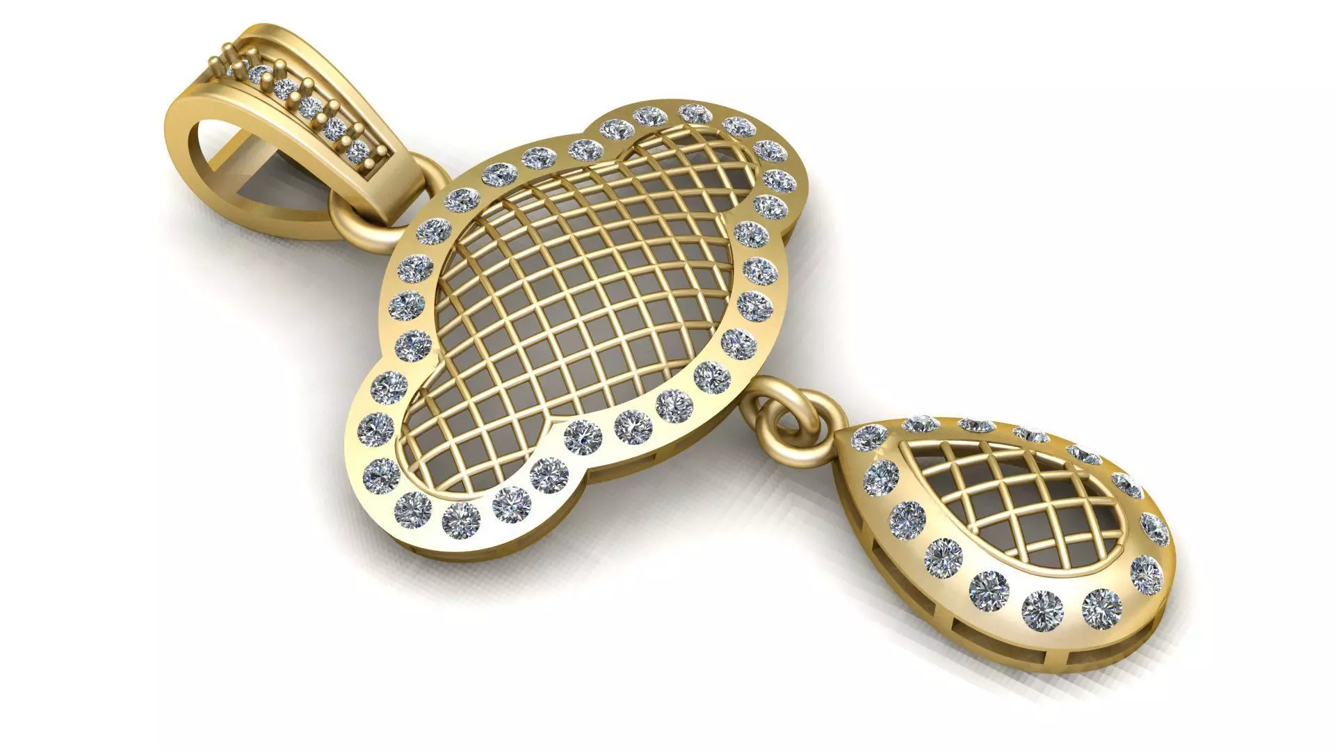 Leaf earrings 3D printable model 3D print model