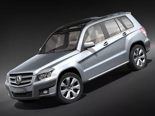 Mercedes GLK 2009 3D model | CGTrader
