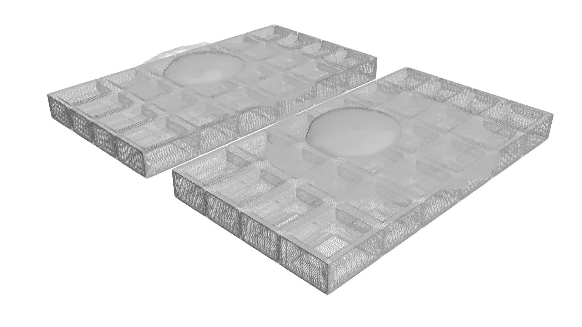 Fried Egg On Waffles 3D model_28