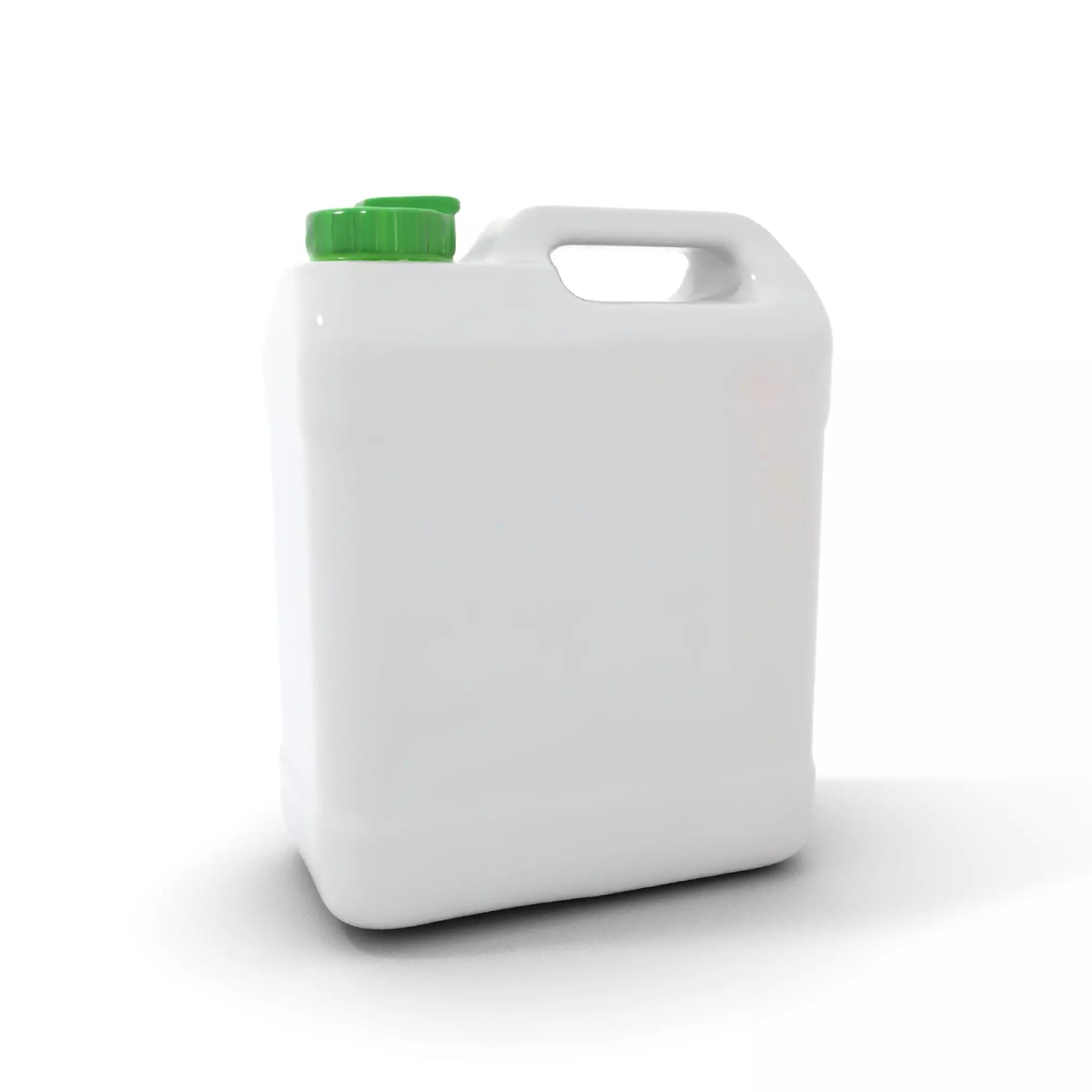 White Plastic Container model pack Low-poly 3D model_6