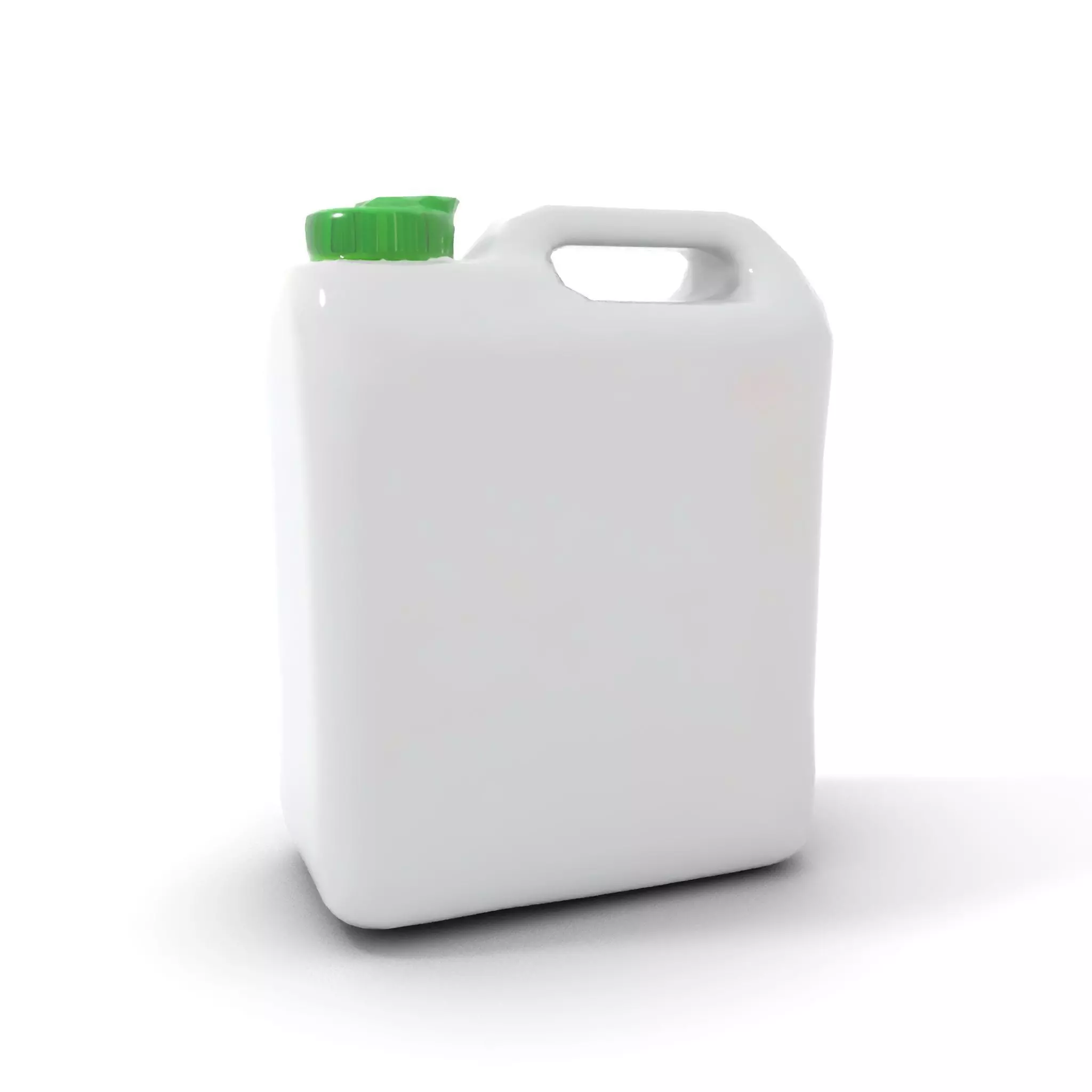 White Plastic Container model pack Low-poly 3D model_7