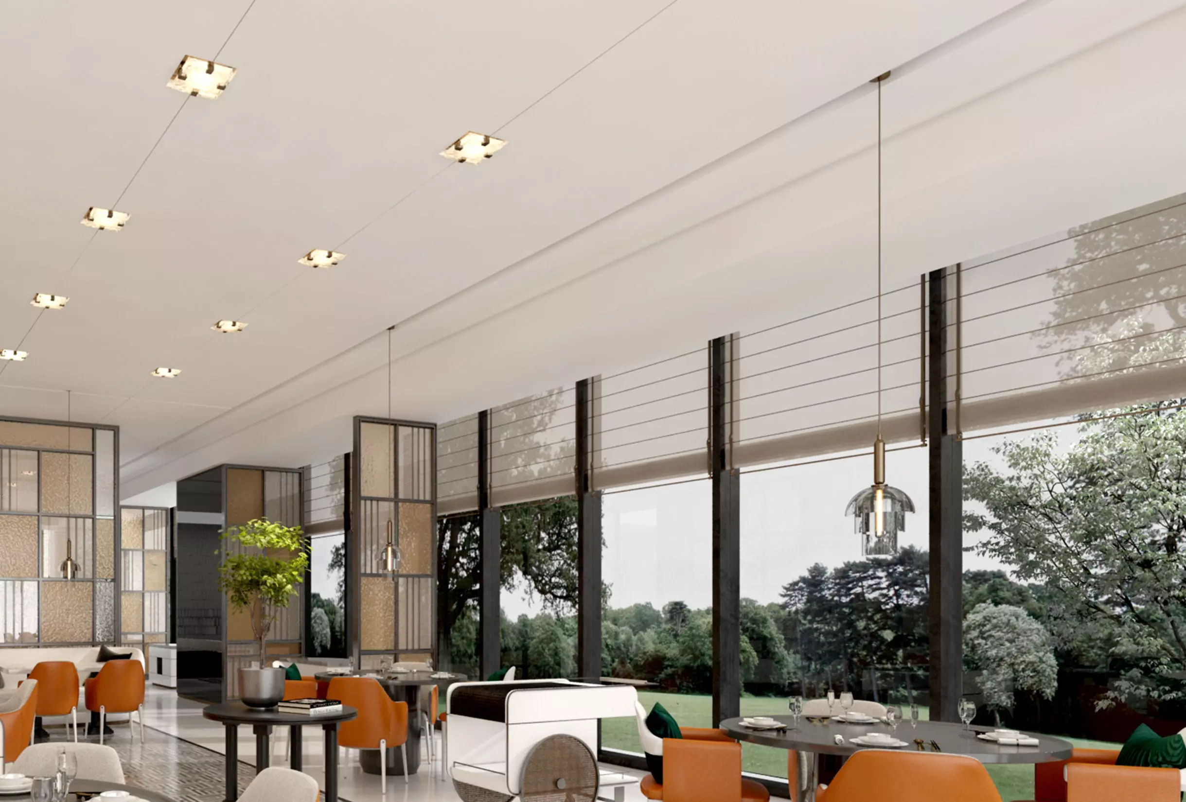 Restaurant Interior Design 3D model_4