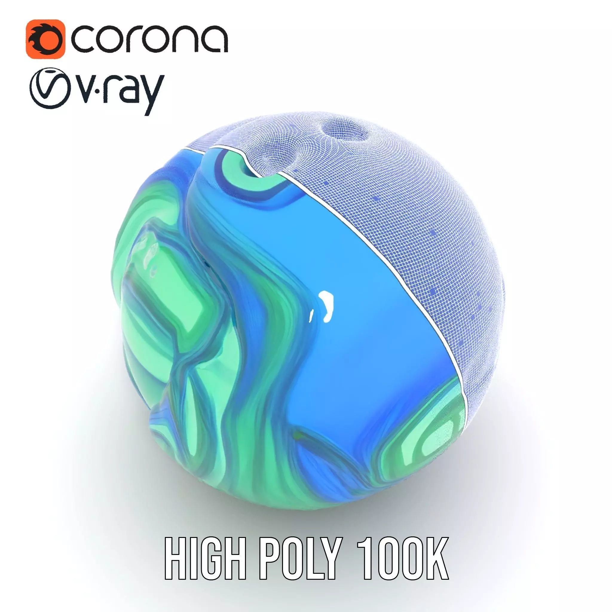 Aqua Glass Sphere model pack Texture_29