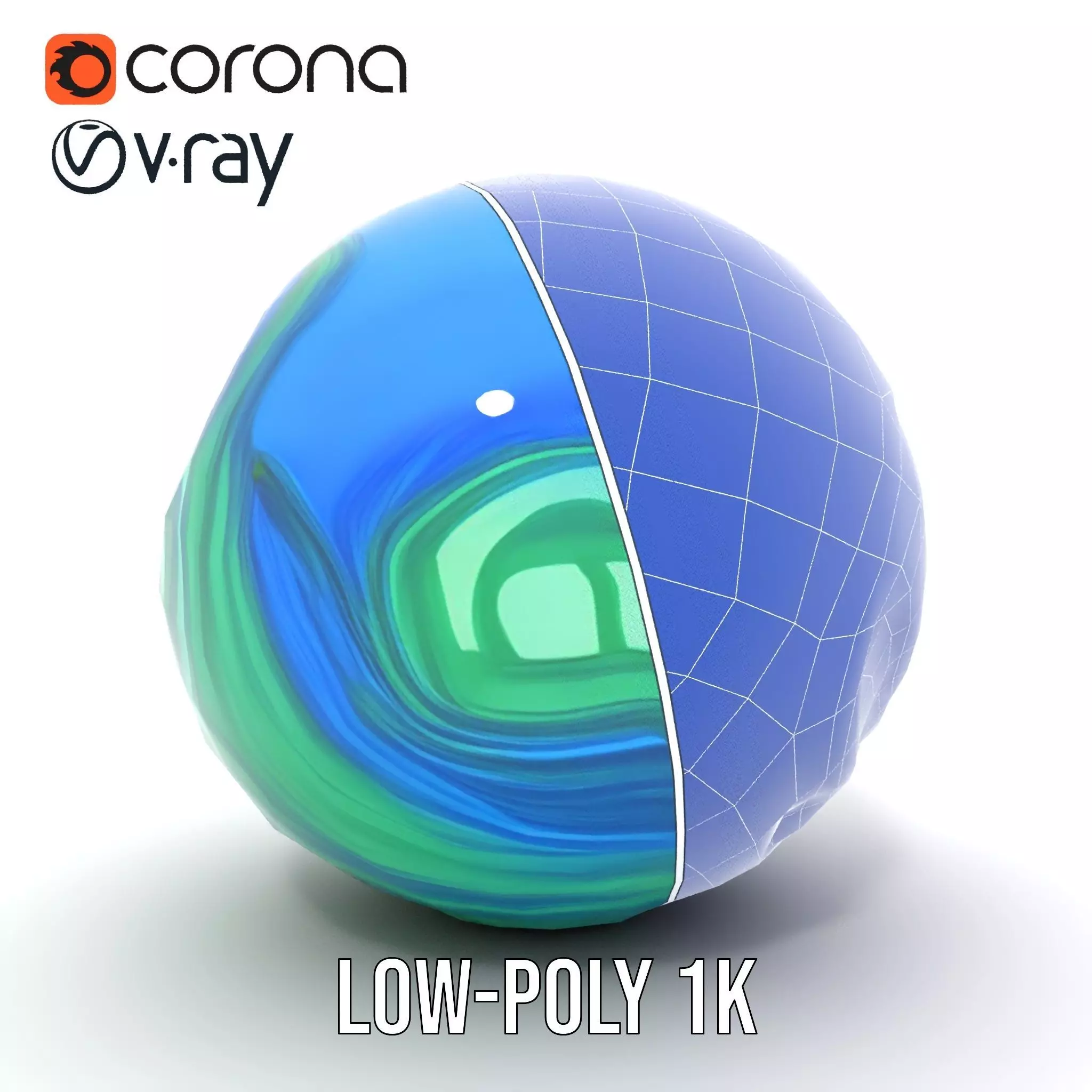 Aqua Glass Sphere model pack Texture_23