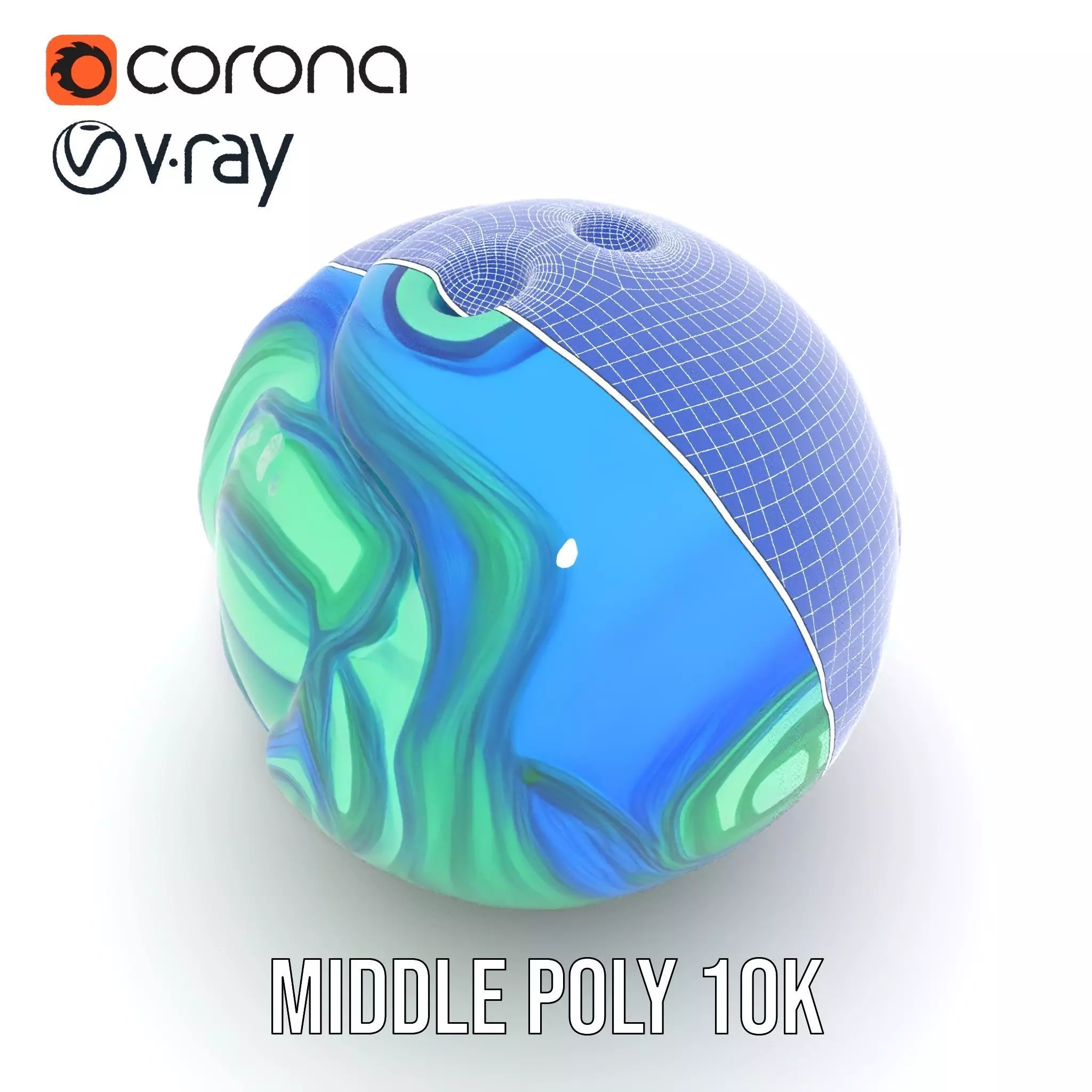 Aqua Glass Sphere model pack Texture_22